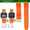 Orange-silver