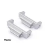 Silver plastic