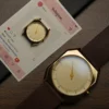 Gold Leather band