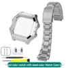 Silver cas- band